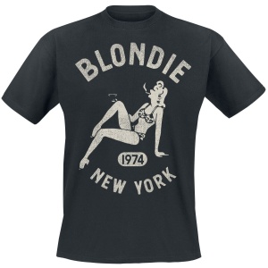 Blondie Bar Girl 1984 Tričko černá - RockTime.cz