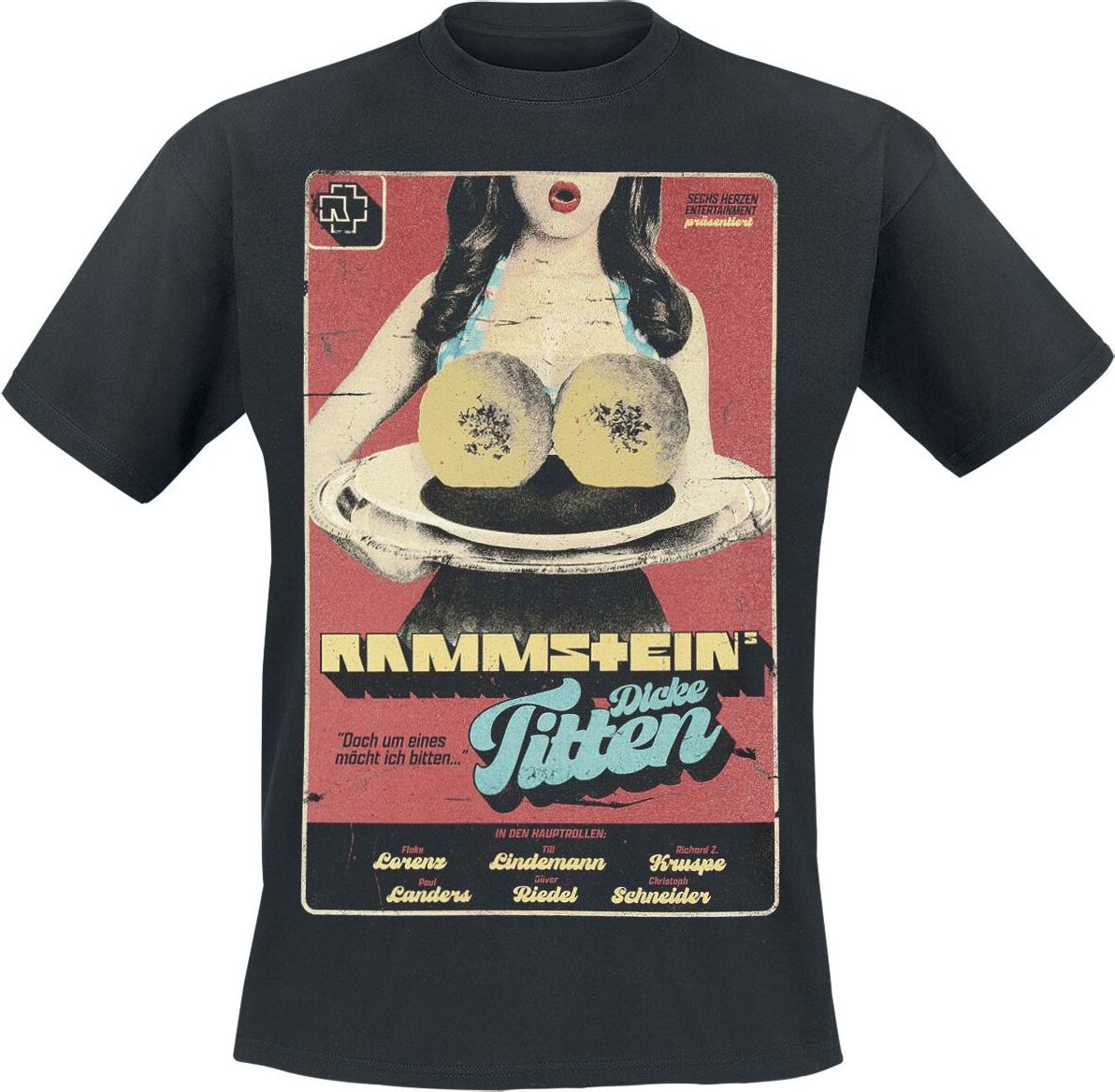 Rammstein Dicke Titten Tričko černá - RockTime.cz