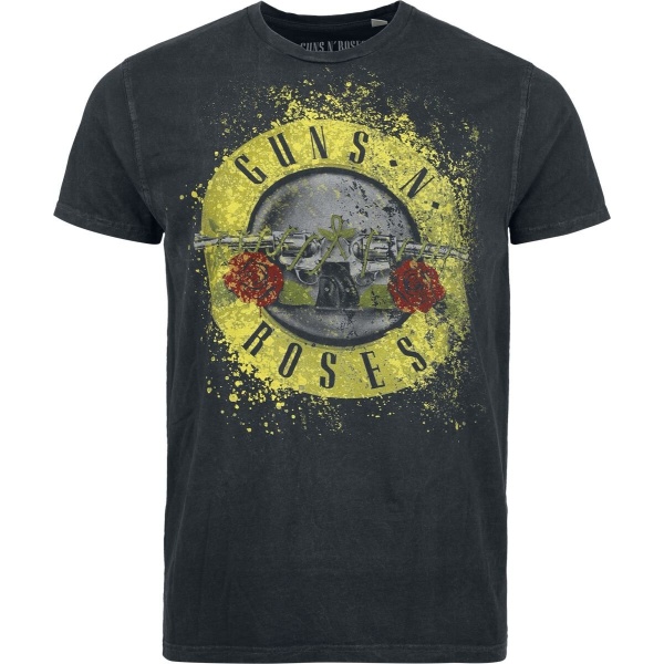 Guns N' Roses Bullet Logo Tričko antracitová - RockTime.cz