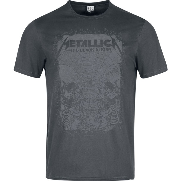 Metallica Amplified Collection - The Black Album Tričko charcoal - RockTime.cz