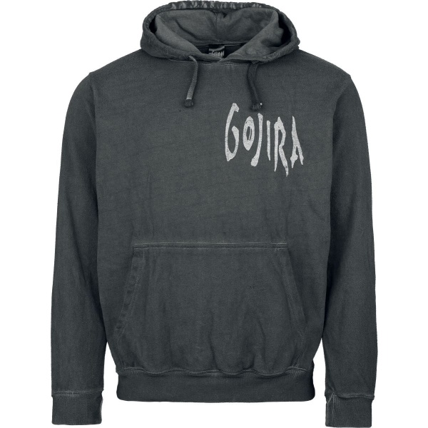 Gojira Whale Sun Moon Mikina s kapucí tmavě šedá - RockTime.cz
