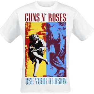 Guns N' Roses Use Your Illusion Tričko bílá - RockTime.cz