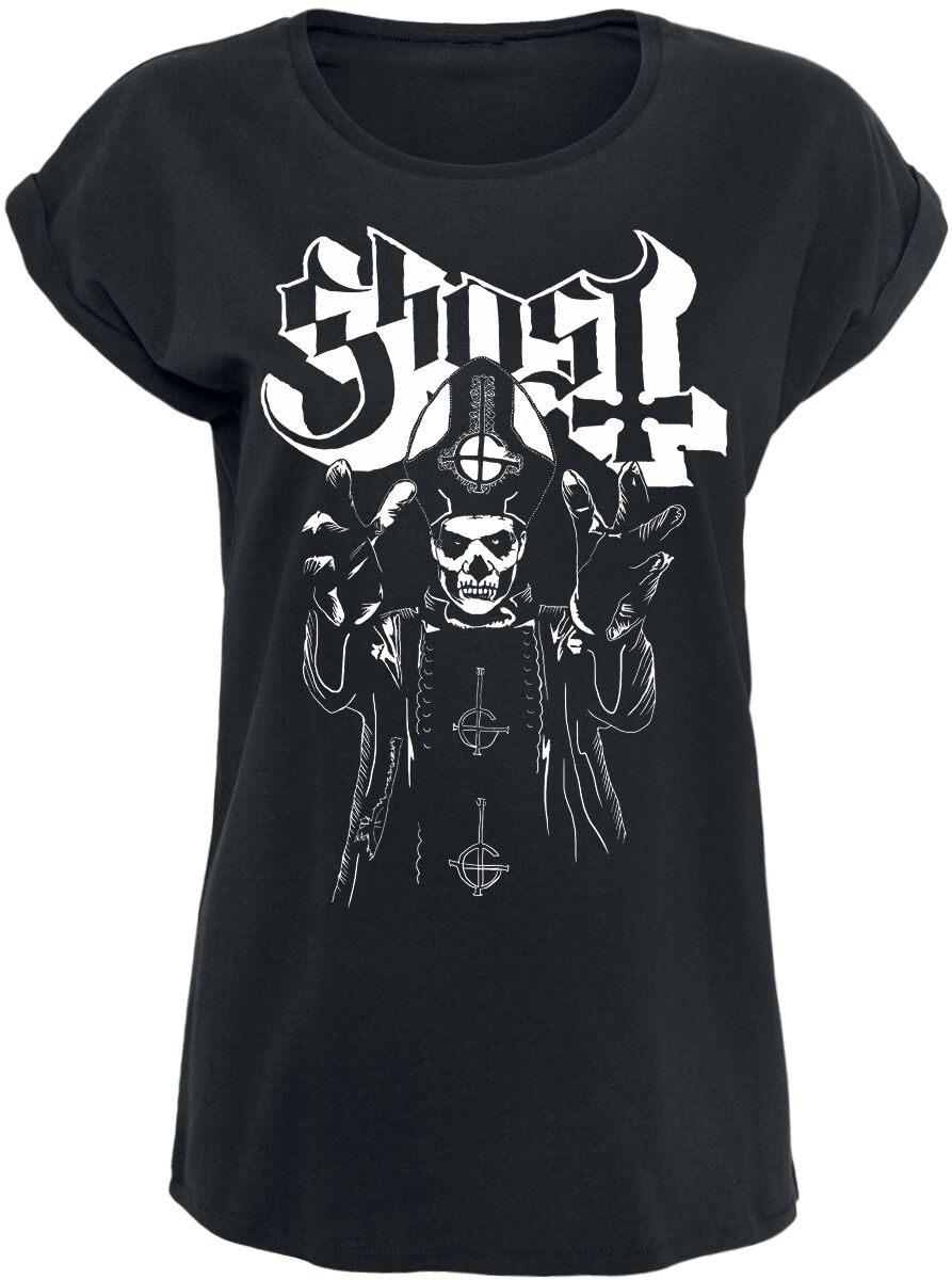 Ghost Papa Wrath Dámské tričko černá - RockTime.cz