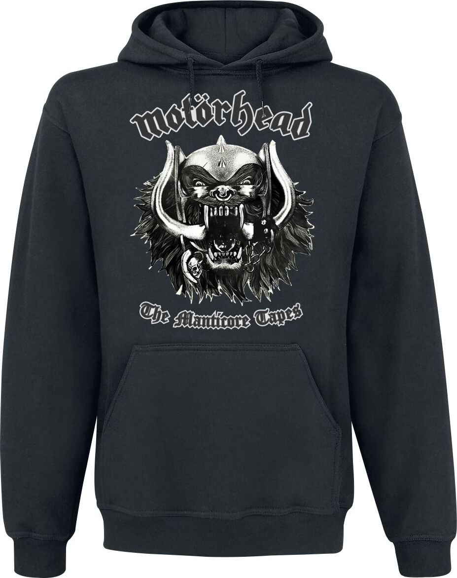 Motörhead The Manticore Tapes Mikina s kapucí černá - RockTime.cz