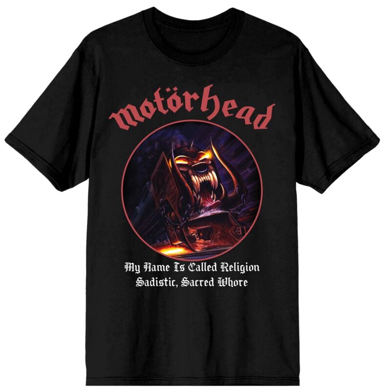 Motörhead 50 My Name Is Called Religion Tričko černá - RockTime.cz
