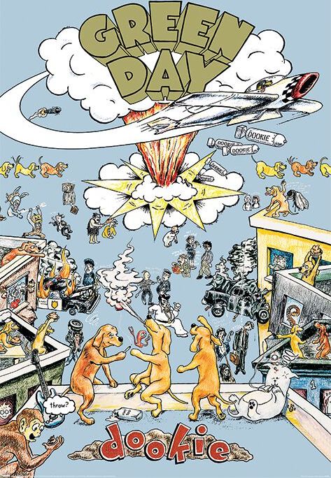 Green Day Dookie plakát vícebarevný - RockTime.cz