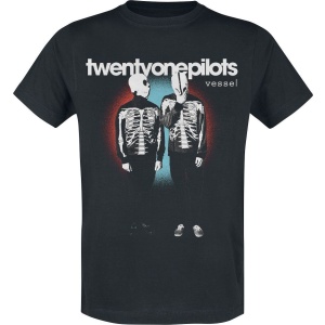 Twenty One Pilots Skeleton Duo Tričko černá - RockTime.cz