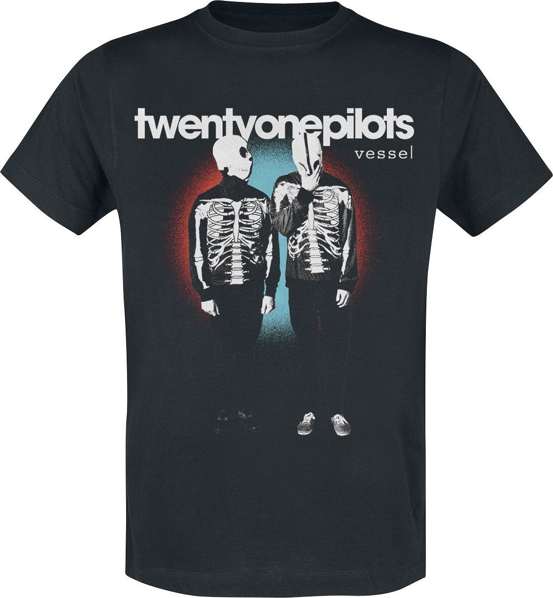 Twenty One Pilots Skeleton Duo Tričko černá - RockTime.cz