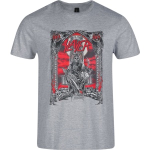 Slayer Throne Crystal Tričko šedá - RockTime.cz