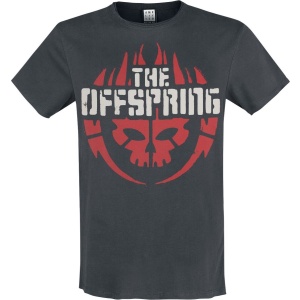 The Offspring Amplified Collection - Skull Logo Tričko charcoal - RockTime.cz