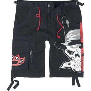 Five Finger Death Punch EMP Signature Collection Cargo kraťasy černá - RockTime.cz
