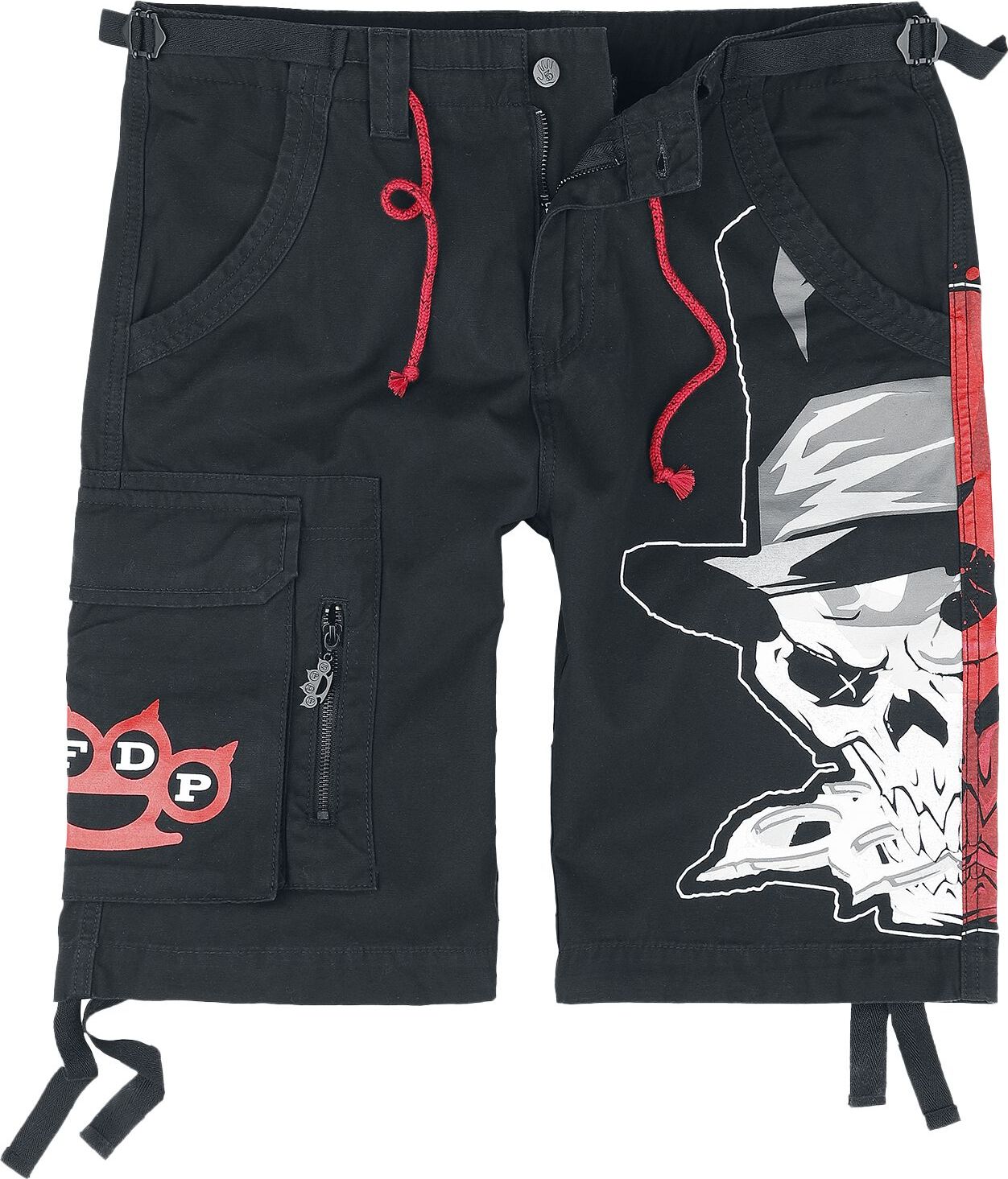Five Finger Death Punch EMP Signature Collection Cargo kraťasy černá - RockTime.cz