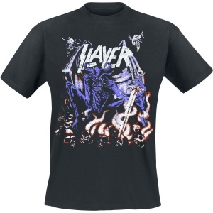 Slayer Neon Art Tričko černá - RockTime.cz