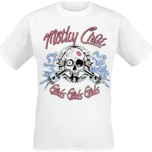 Mötley Crüe Vintage Sparkplug Tričko bílá - RockTime.cz