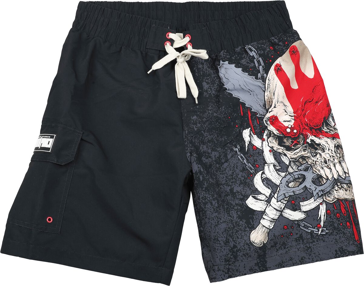 Five Finger Death Punch EMP Signature Collection Pánské plavky černá - RockTime.cz