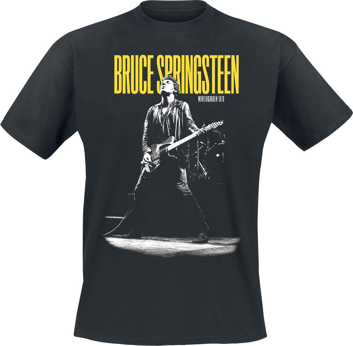 Bruce Springsteen Winterland Ballroom Guitar Tričko černá - RockTime.cz