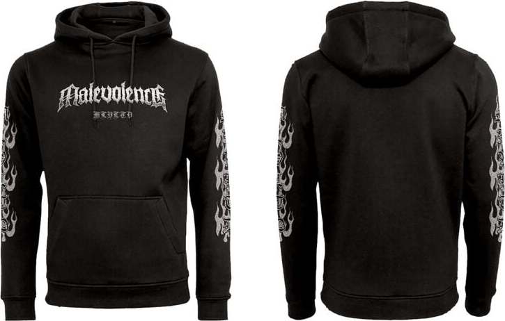 Malevolence Logo Mikina s kapucí černá - RockTime.cz
