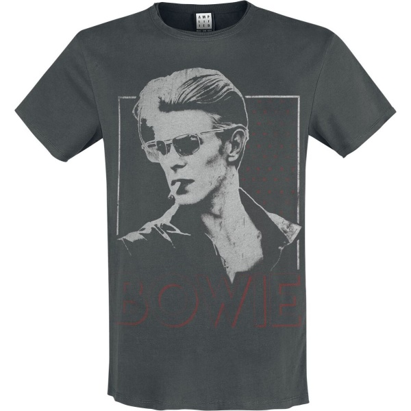 David Bowie Amplified Collection - '80 Era Tričko charcoal - RockTime.cz