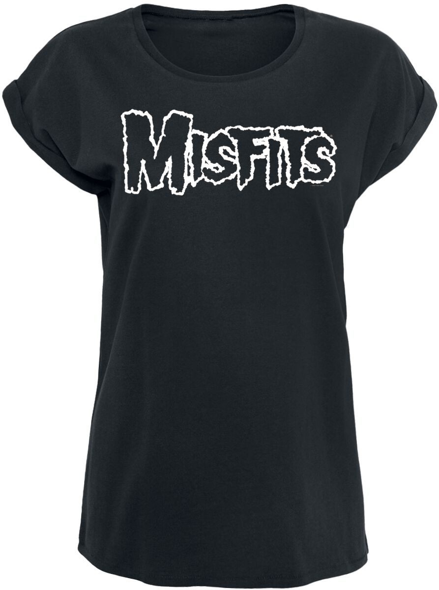 Misfits Classic Logo Dámské tričko černá - RockTime.cz