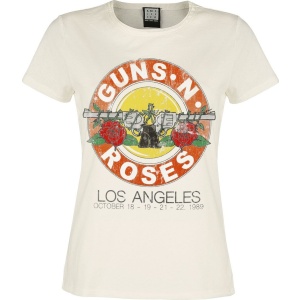 Guns N' Roses Amplified Collection - Vintage Bullet Dámské tričko šedobílá - RockTime.cz