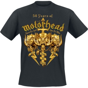 Motörhead 50 Years Of Motörhead Tričko černá - RockTime.cz