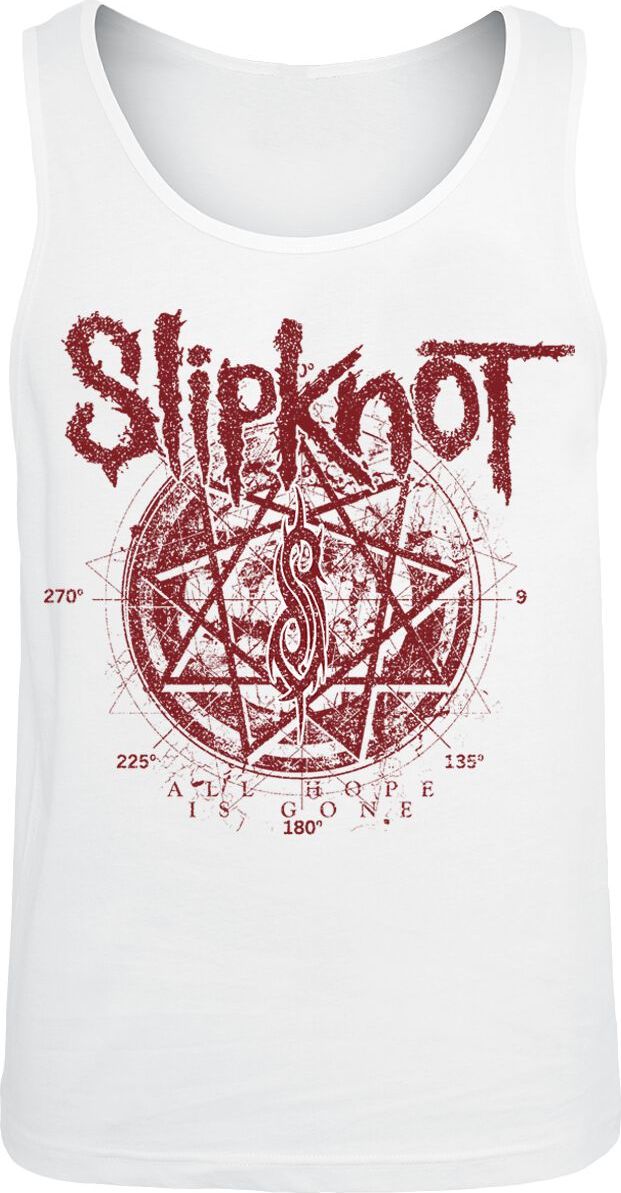 Slipknot Star Symbol Tank top bílá - RockTime.cz