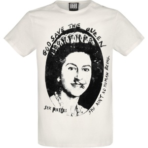 Sex Pistols Amplified Collection - Good Save The Queen Tričko šedobílá - RockTime.cz