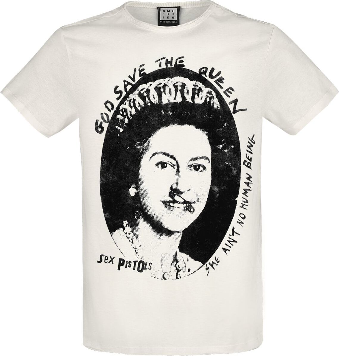 Sex Pistols Amplified Collection - Good Save The Queen Tričko šedobílá - RockTime.cz