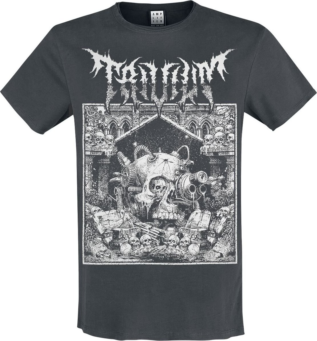 Trivium Skulls Tričko charcoal - RockTime.cz