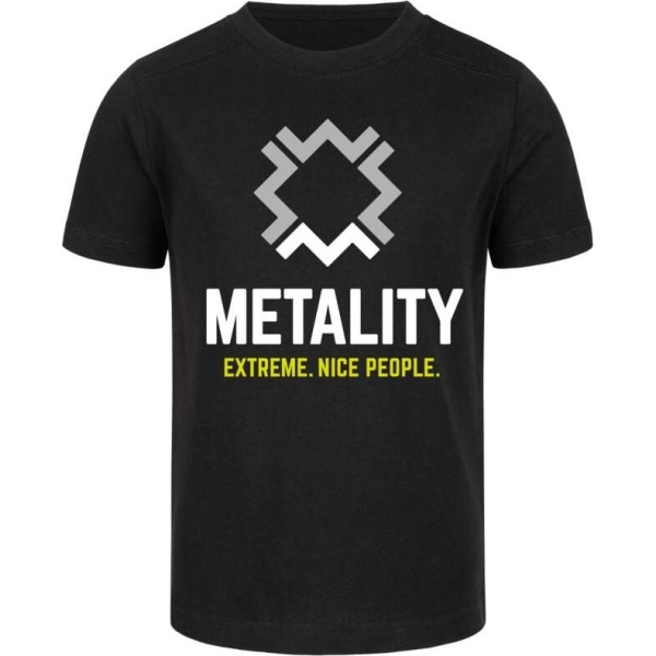 Metality Logo detské tricko černá - RockTime.cz