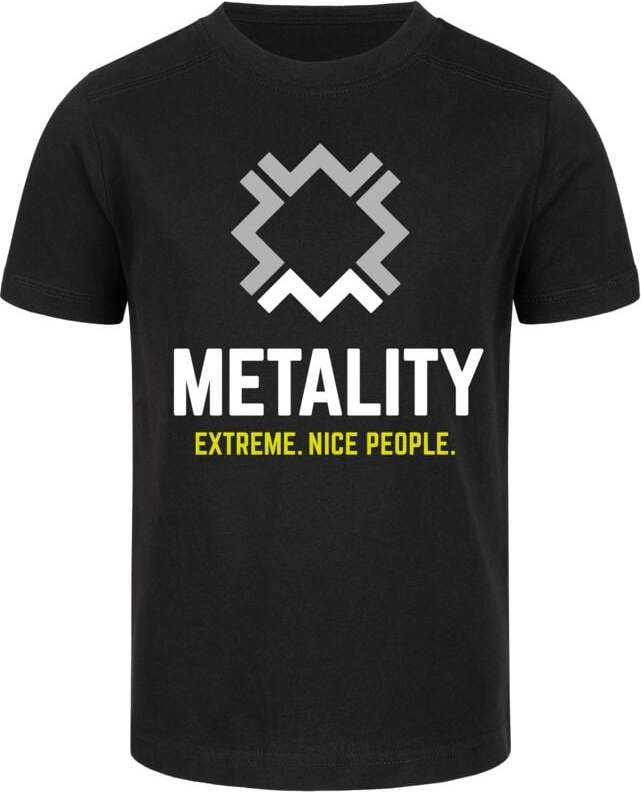 Metality Logo detské tricko černá - RockTime.cz