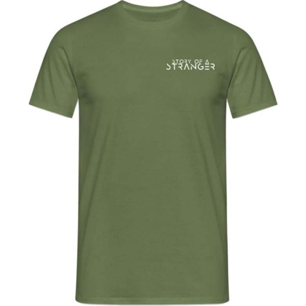 Story Of A Stranger Logo Tričko khaki - RockTime.cz