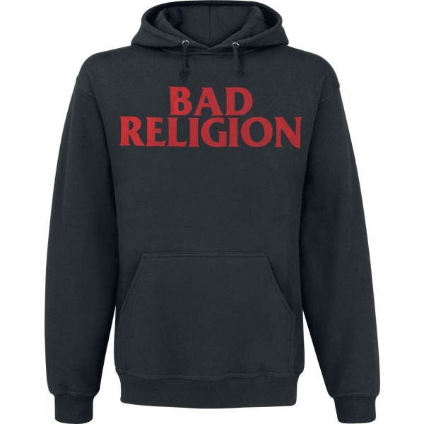 Bad Religion Logo Crossbuster Mikina s kapucí černá - RockTime.cz