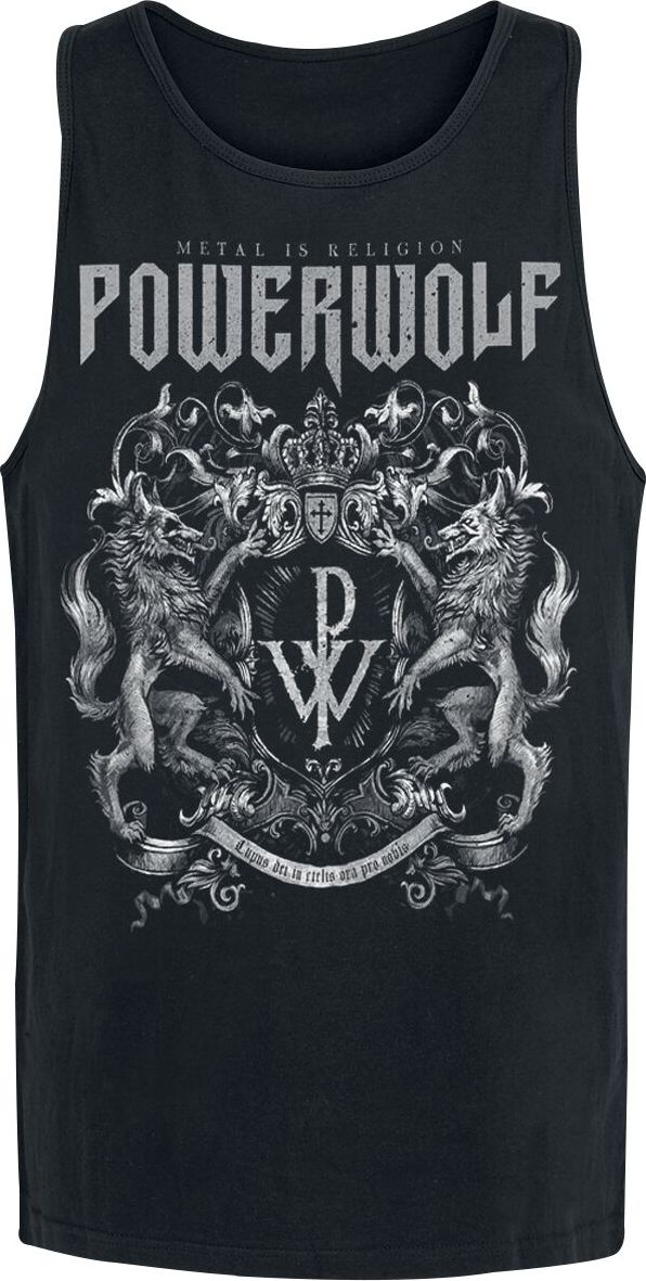 Powerwolf Tank top černá - RockTime.cz