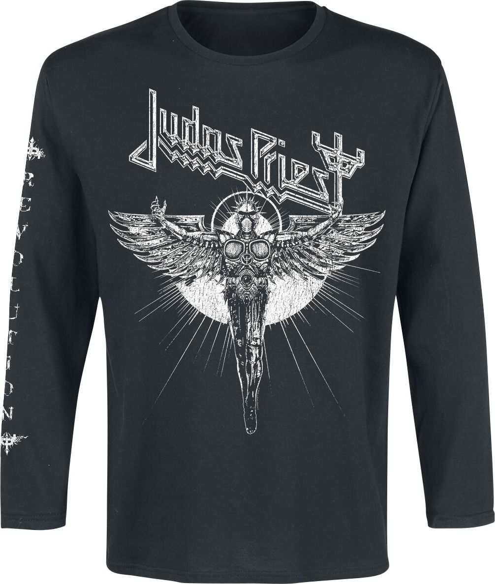 Judas Priest Revolution Album Tričko s dlouhým rukávem černá - RockTime.cz
