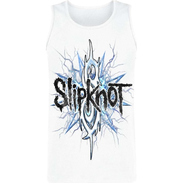 Slipknot Electric Blue Tank top bílá - RockTime.cz