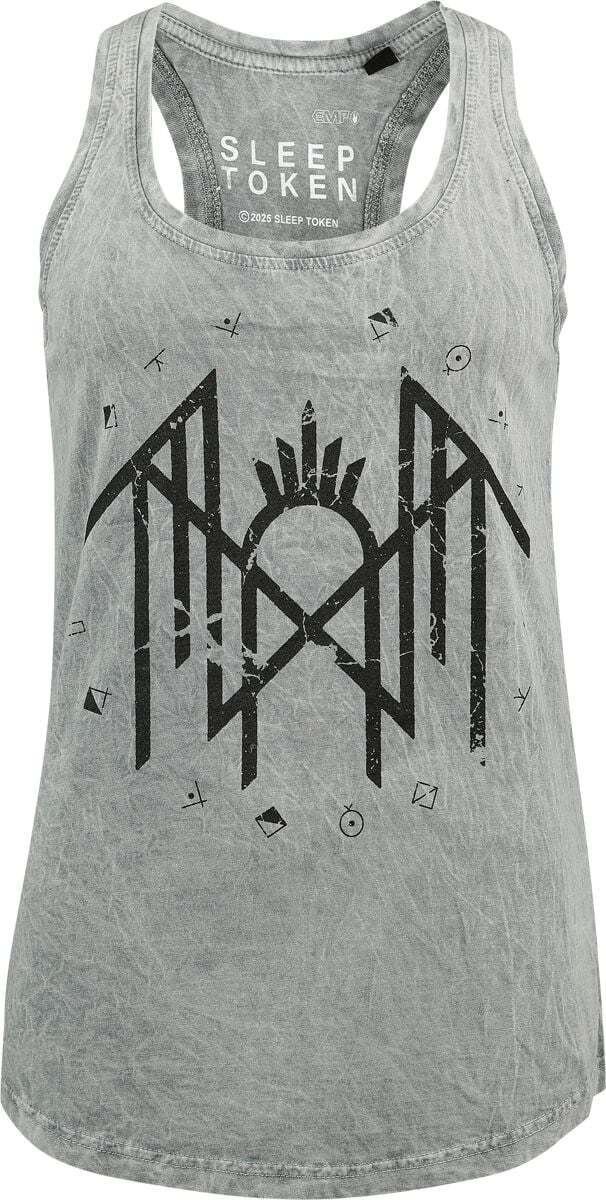 Sleep Token Circle Logo Dámský top šedá - RockTime.cz