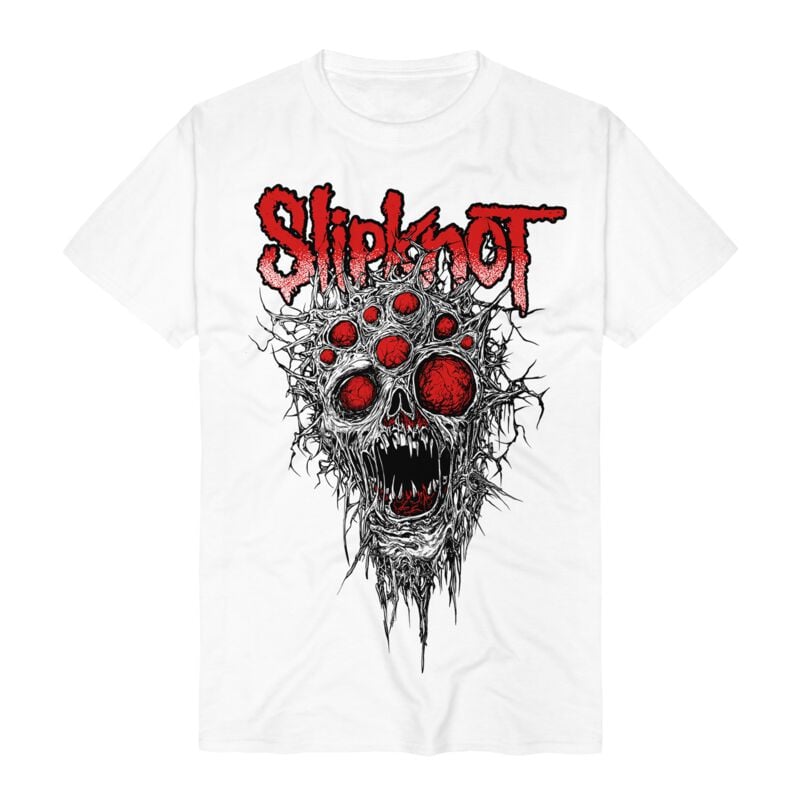 Slipknot 9 Eye Monster Tričko bílá - RockTime.cz