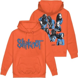 Slipknot Here Comes The Pain Mikina s kapucí oranžová - RockTime.cz