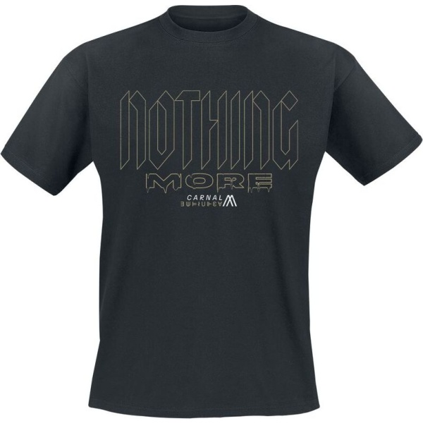 Nothing More Stroke Logo Tričko černá - RockTime.cz