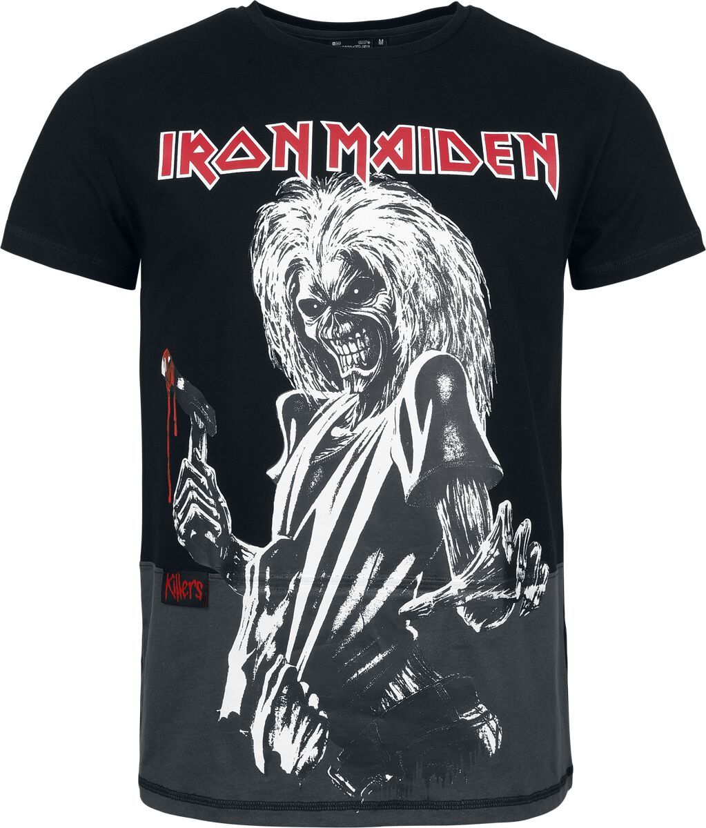 Iron Maiden EMP Signature Collection Tričko cerná/šedá - RockTime.cz