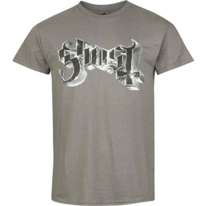Ghost New Logo Grucifix Tričko charcoal - RockTime.cz