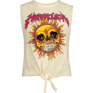 Metallica Amplified Collection - Neon Sun Dámský top bílá - RockTime.cz