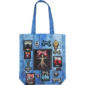 Ghost Rocksax - Ghost Logo Plátená taška vícebarevný - RockTime.cz