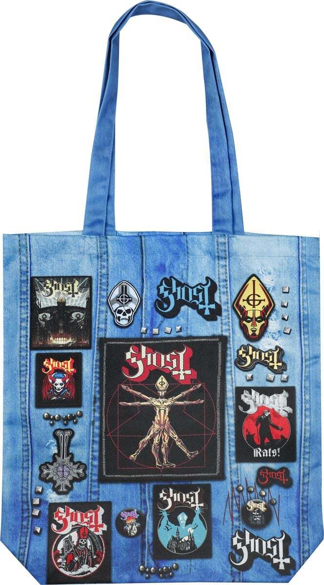 Ghost Rocksax - Ghost Logo Plátená taška vícebarevný - RockTime.cz