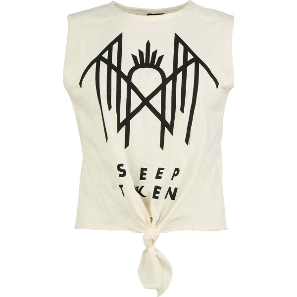 Sleep Token Amplified Collection - Crystalina Logo Dámský top šedobílá - RockTime.cz