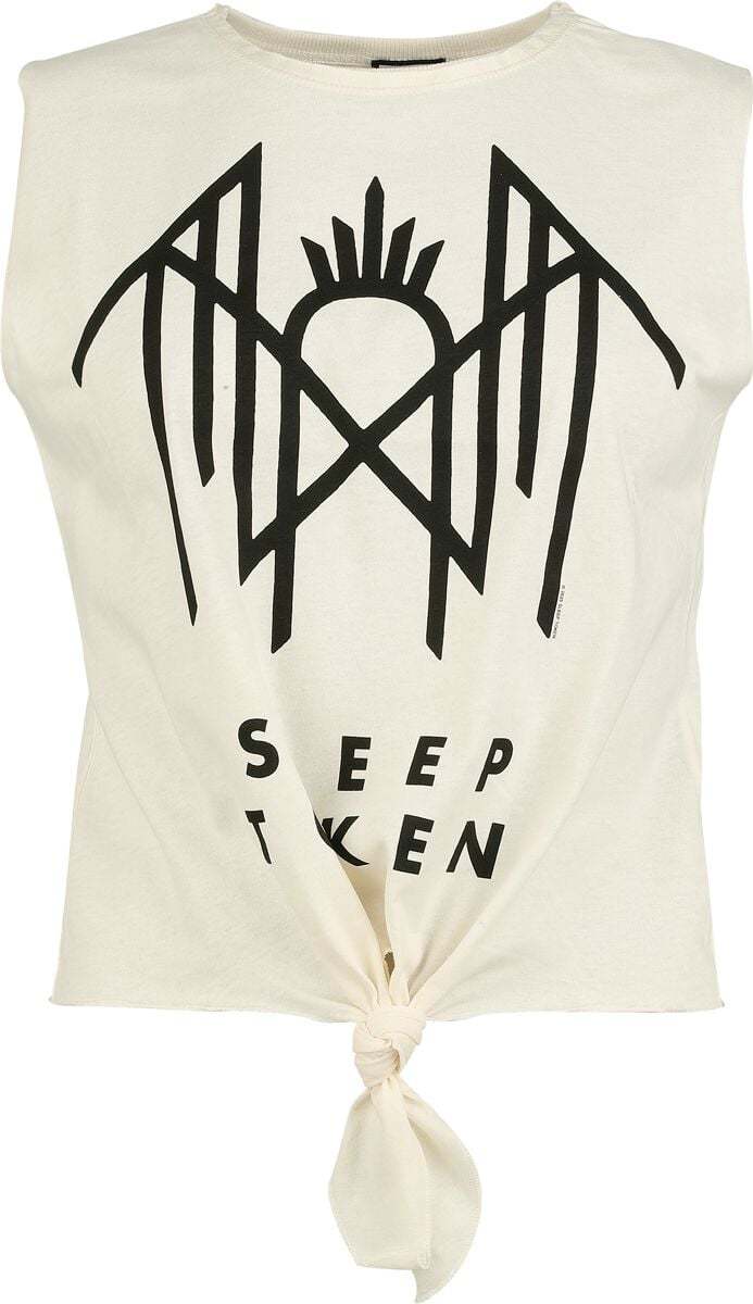 Sleep Token Amplified Collection - Crystalina Logo Dámský top šedobílá - RockTime.cz