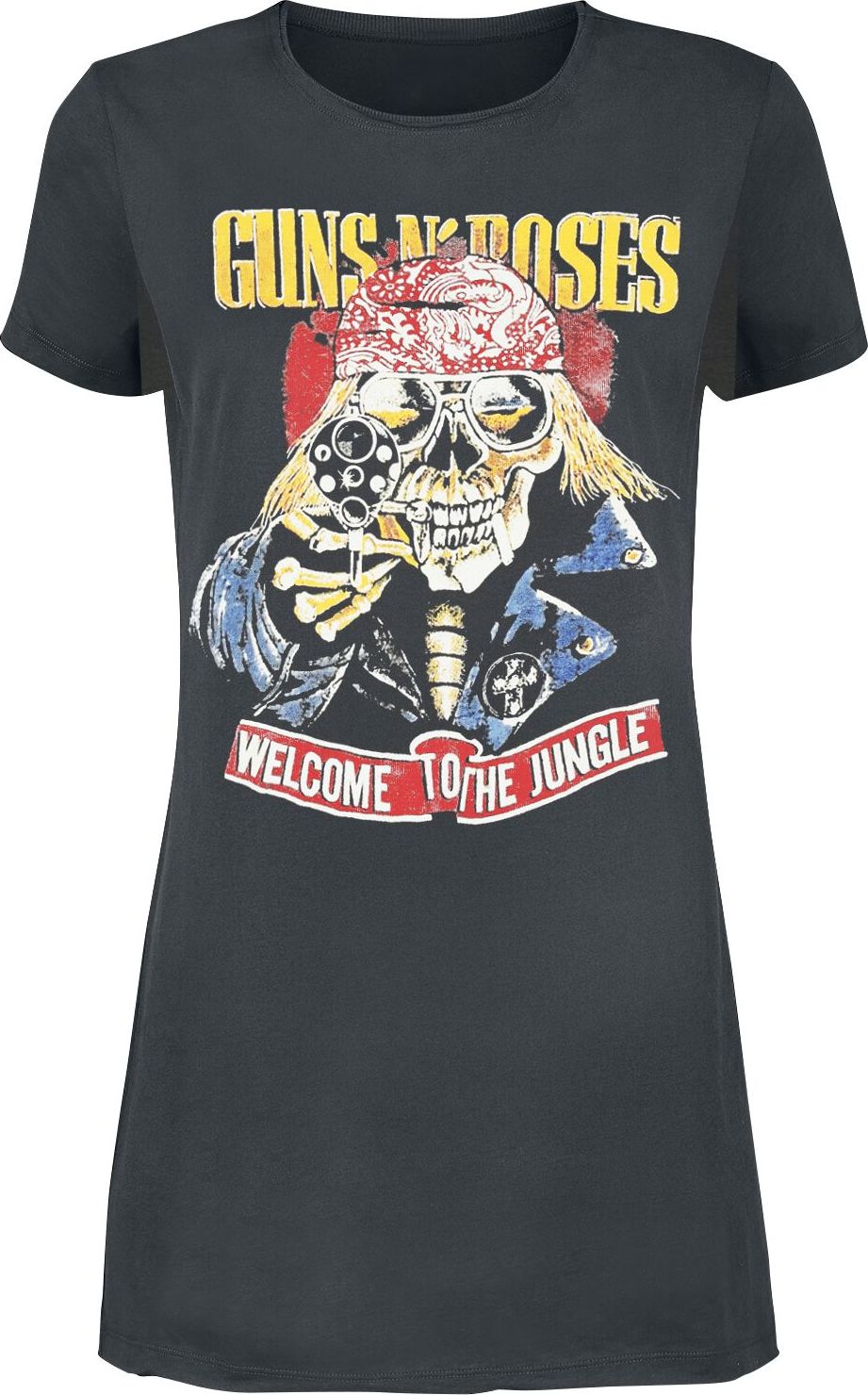 Guns N' Roses Amplified Collection - Welcom Šaty charcoal - RockTime.cz