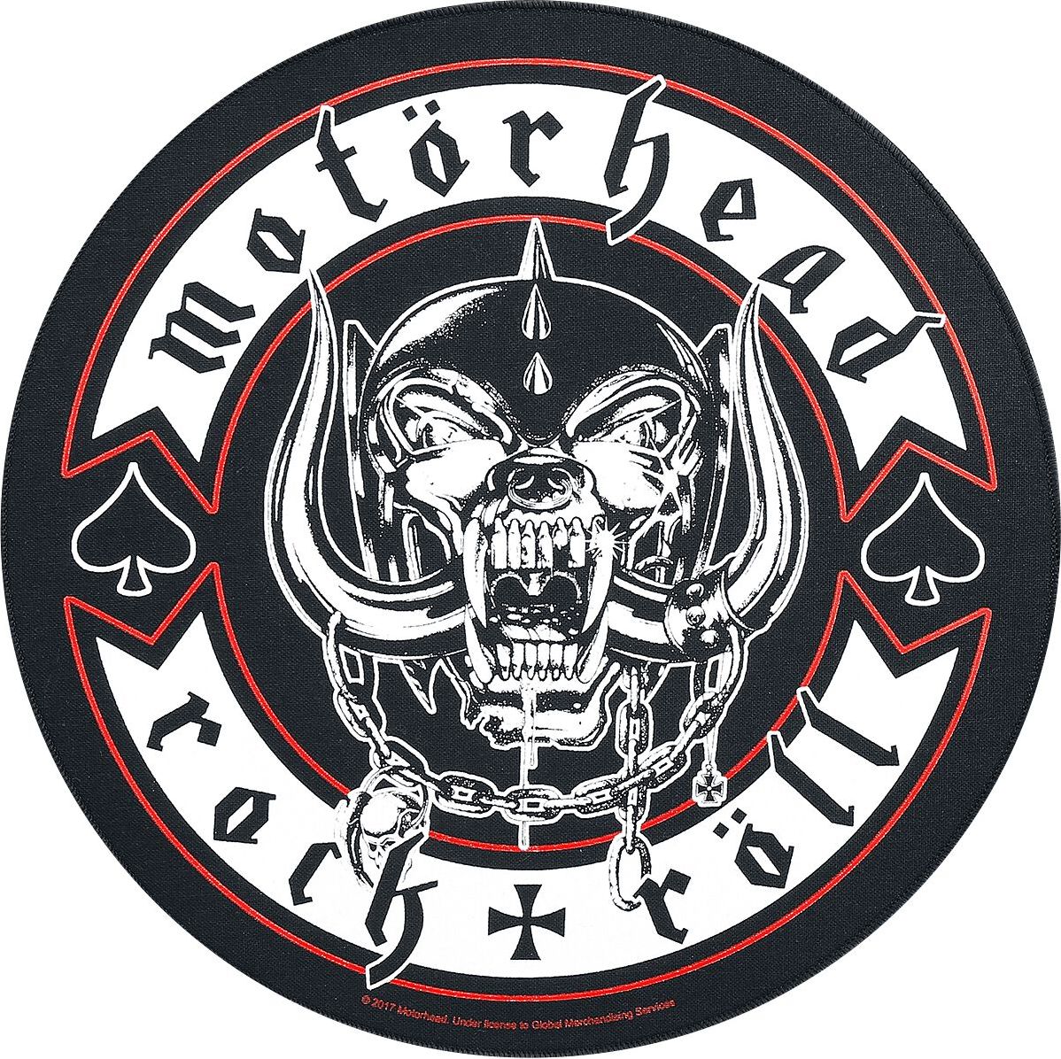 Motörhead Biker nášivka cerná/bílá/cervená - RockTime.cz