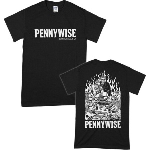 Pennywise Dinner Tričko černá - RockTime.cz